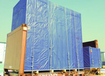  	框架箱发货现场